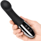 Le Wand Gee Waterproof Rechargeable Silicone G-Spot Vibrator - Black
