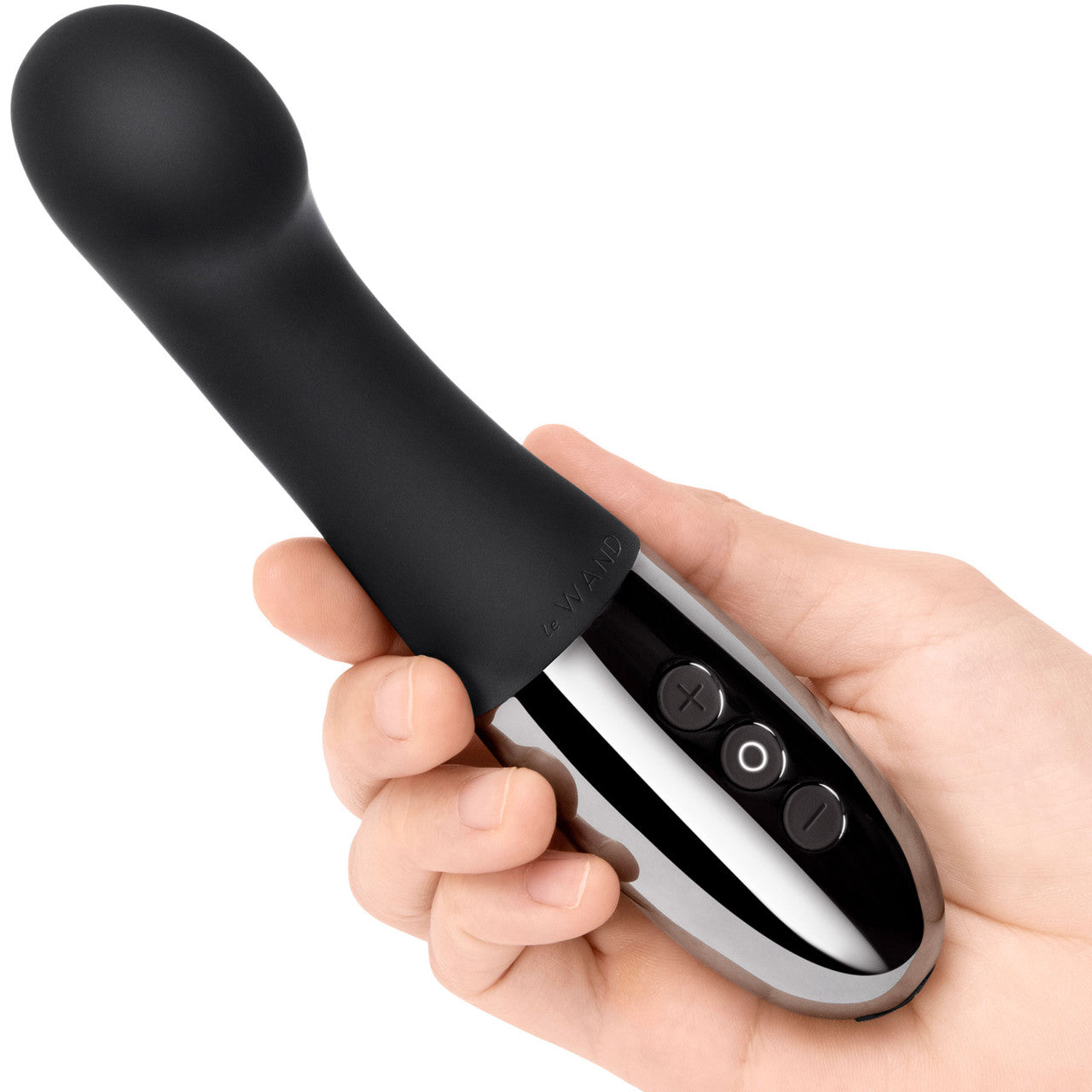 Le Wand Gee Waterproof Rechargeable Silicone G-Spot Vibrator - Black