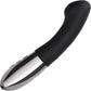 Le Wand Gee Waterproof Rechargeable Silicone G-Spot Vibrator - Black