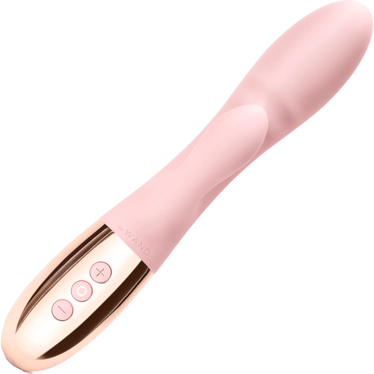 Le Wand Blend Waterproof Rechargeable Silicone Dual Stimulation Vibrator - Rose Gold