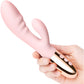 Le Wand Blend Waterproof Rechargeable Silicone Dual Stimulation Vibrator - Rose Gold