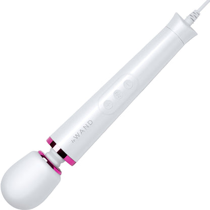 Le Wand Powerful Petite Plug-In Vibrating Body Massager - White