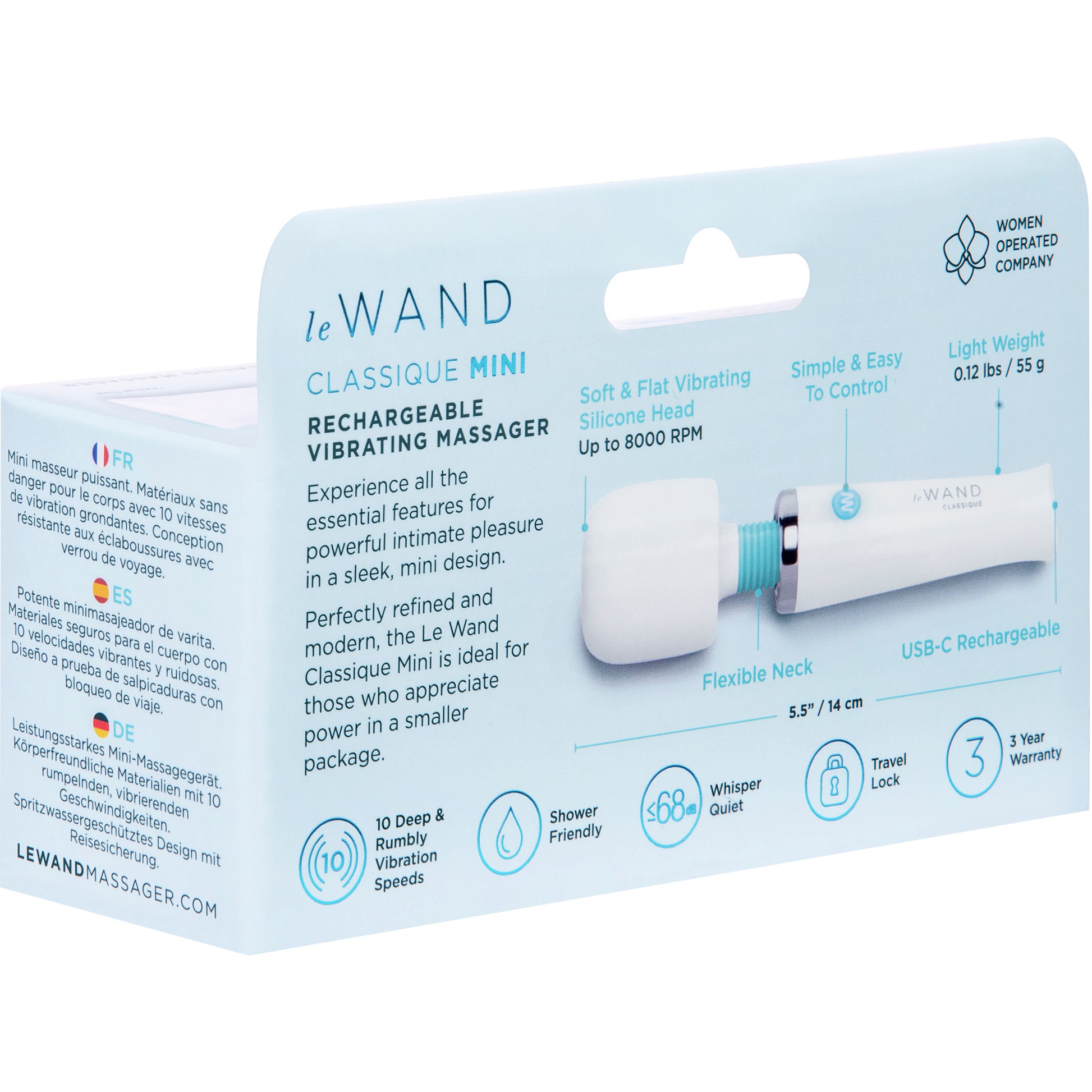 Le Wand Classique Mini Rechargeable Vibrating Massager