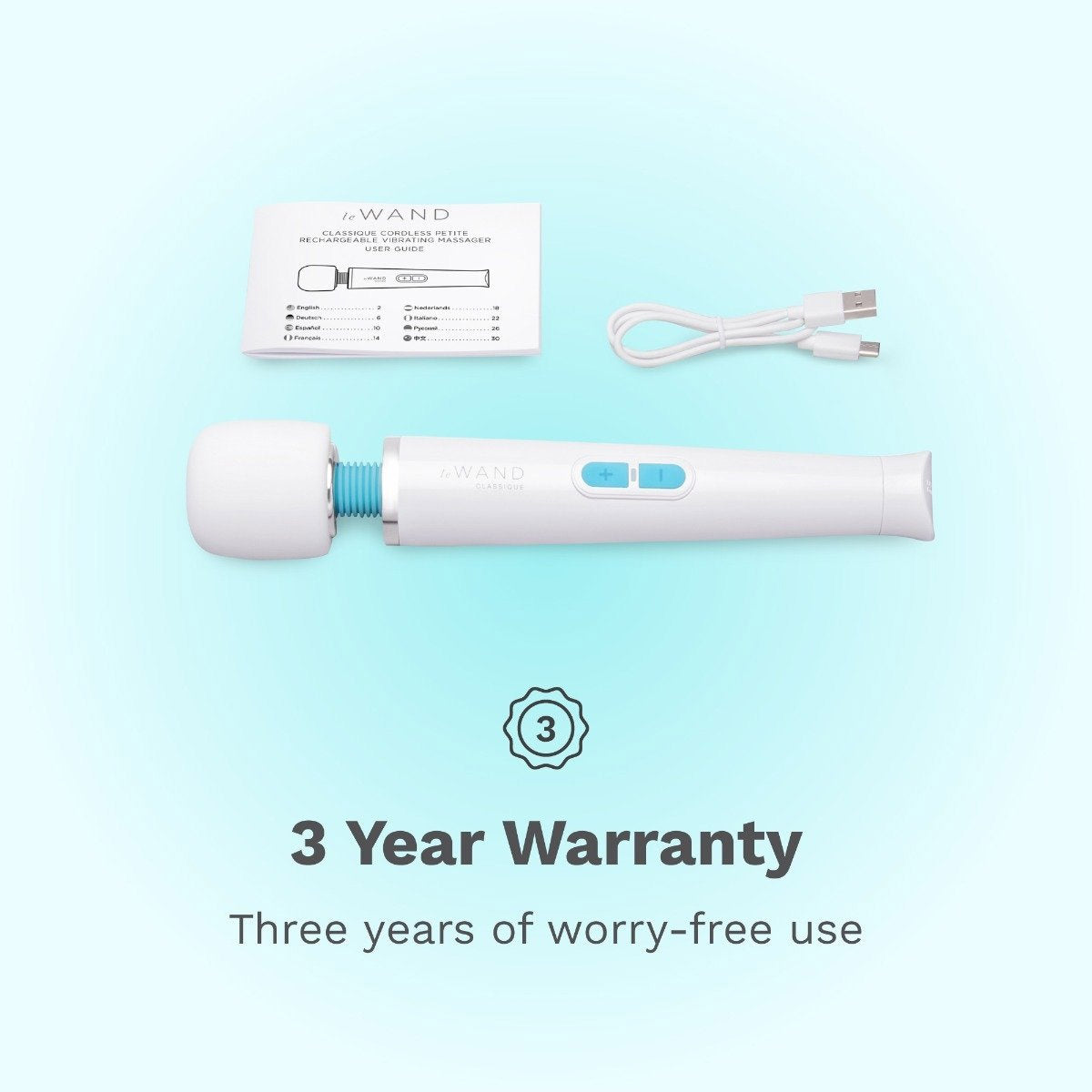 Le Wand Classique Cordless Petite Rechargeable Vibrating Massager