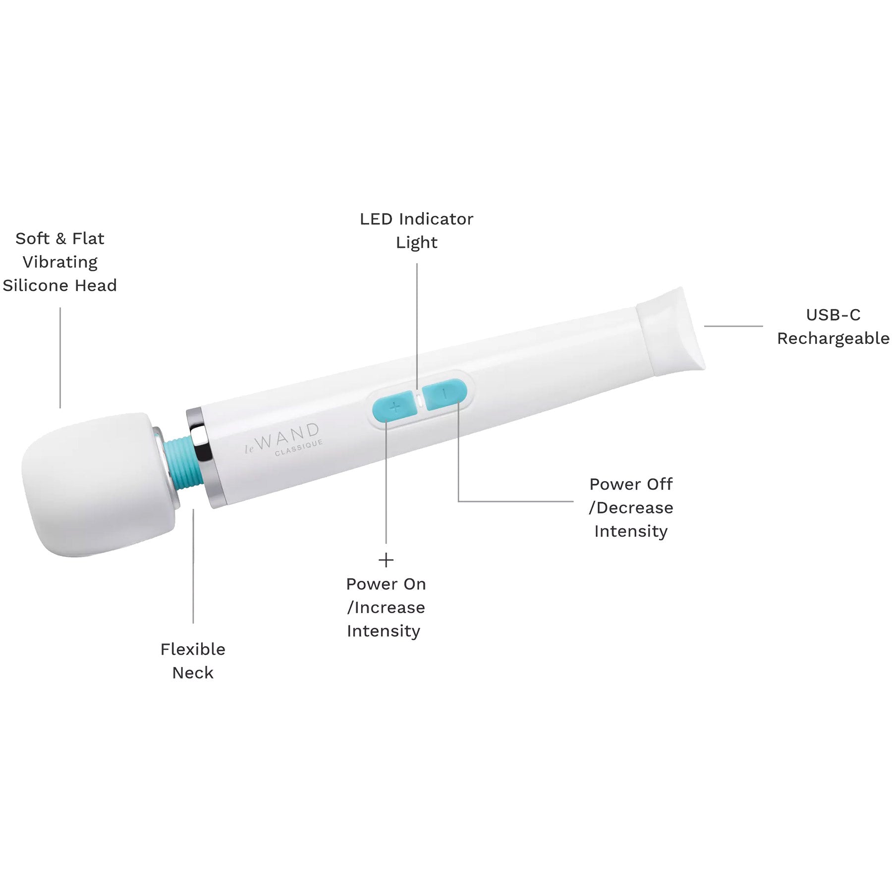 Le Wand Classique Cordless Petite Rechargeable Vibrating Massager