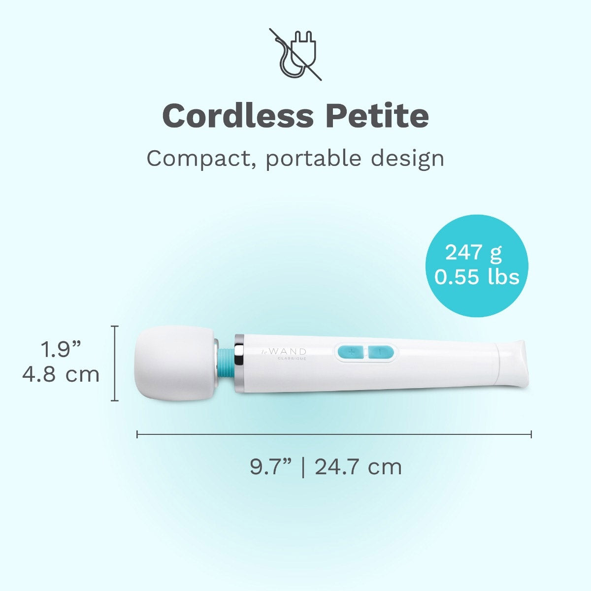 Le Wand Classique Cordless Petite Rechargeable Vibrating Massager