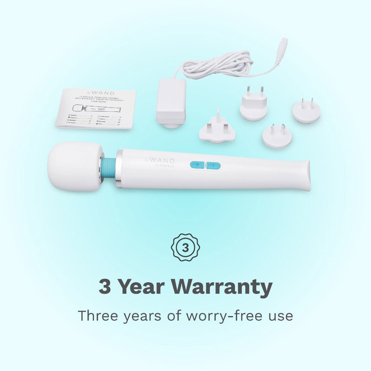 Le Wand Classique Cordless Original Rechargeable Vibrating Massager