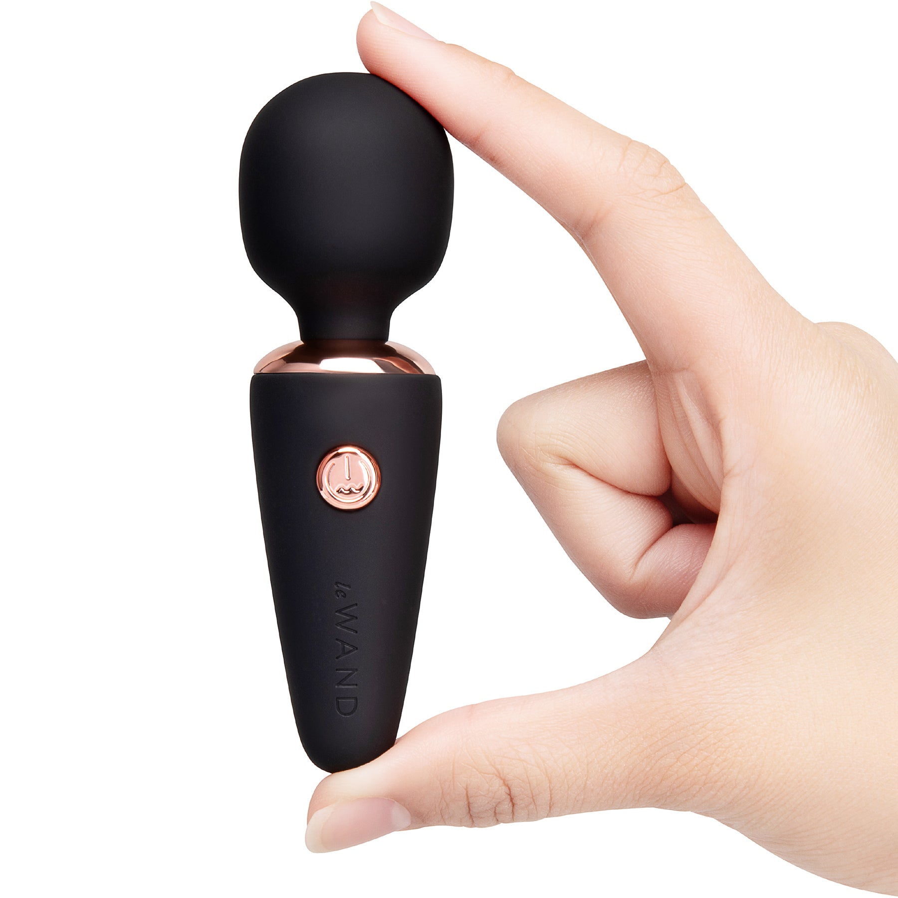 Le Wand Mini Micro Wand Rechargeable Pocket-Size Massager - Black