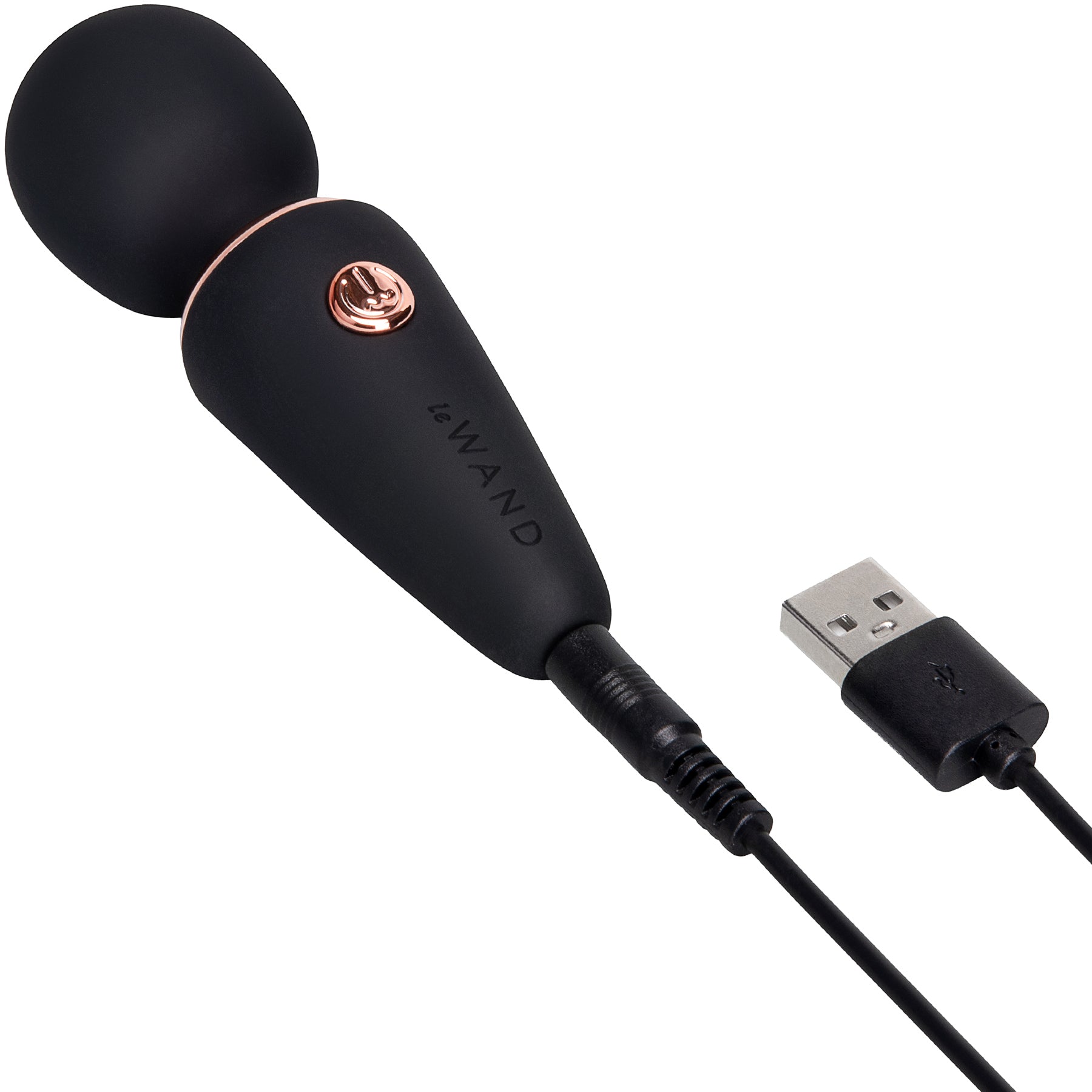 Le Wand Mini Micro Wand Rechargeable Pocket-Size Massager - Black