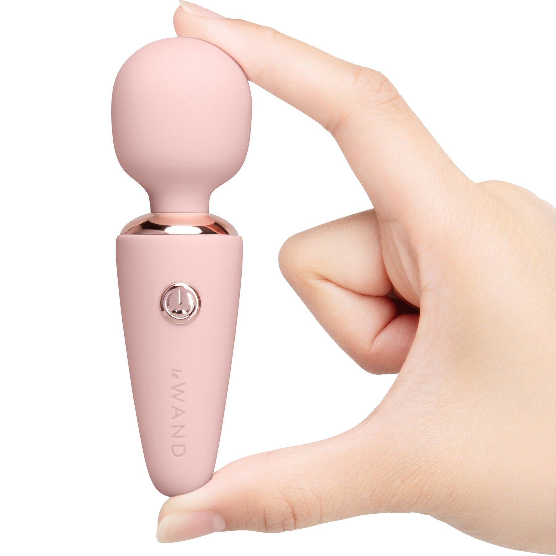 Le Wand Mini Micro Wand Rechargeable Pocket-Size Massager - Rose Gold