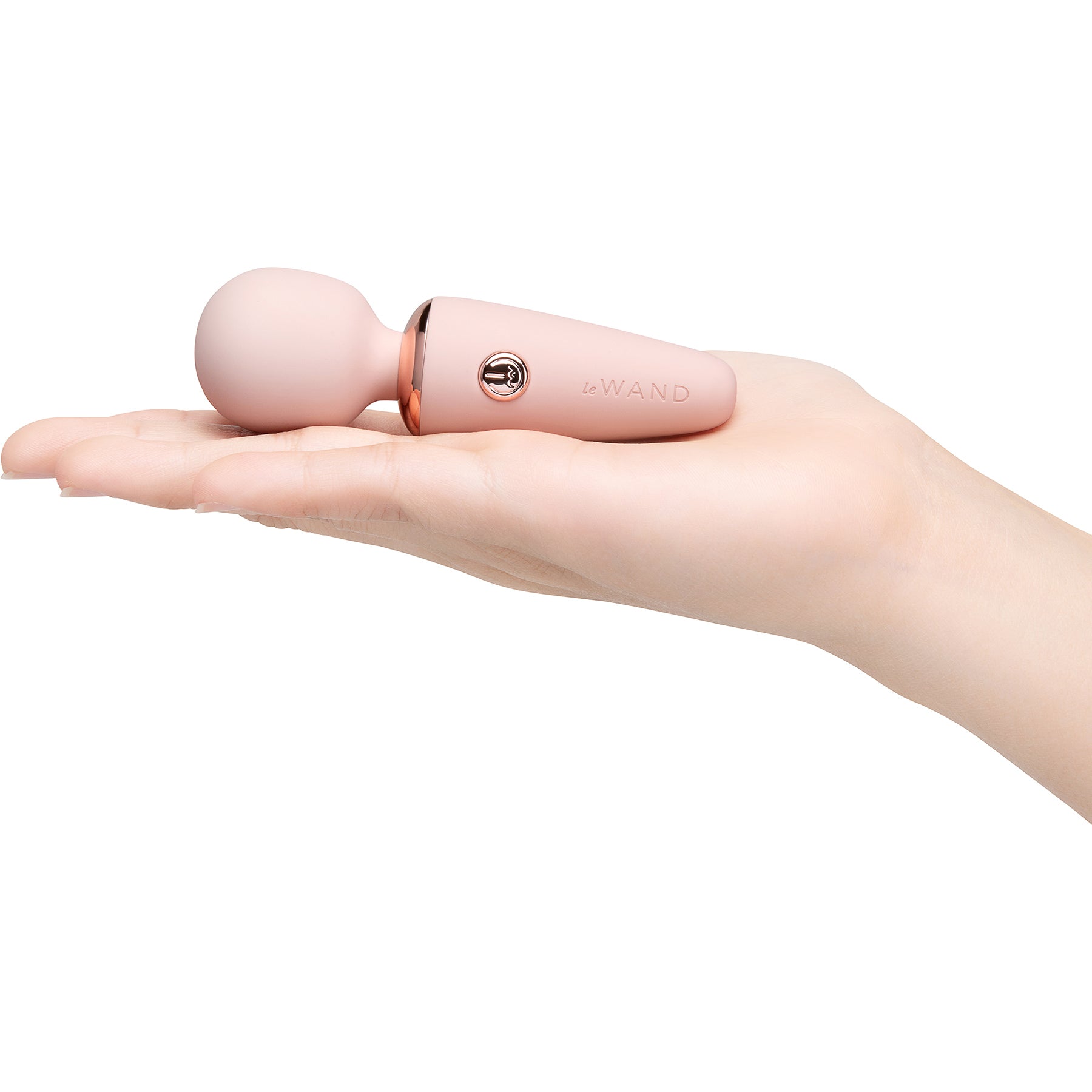 Le Wand Mini Micro Wand Rechargeable Pocket-Size Massager - Rose Gold
