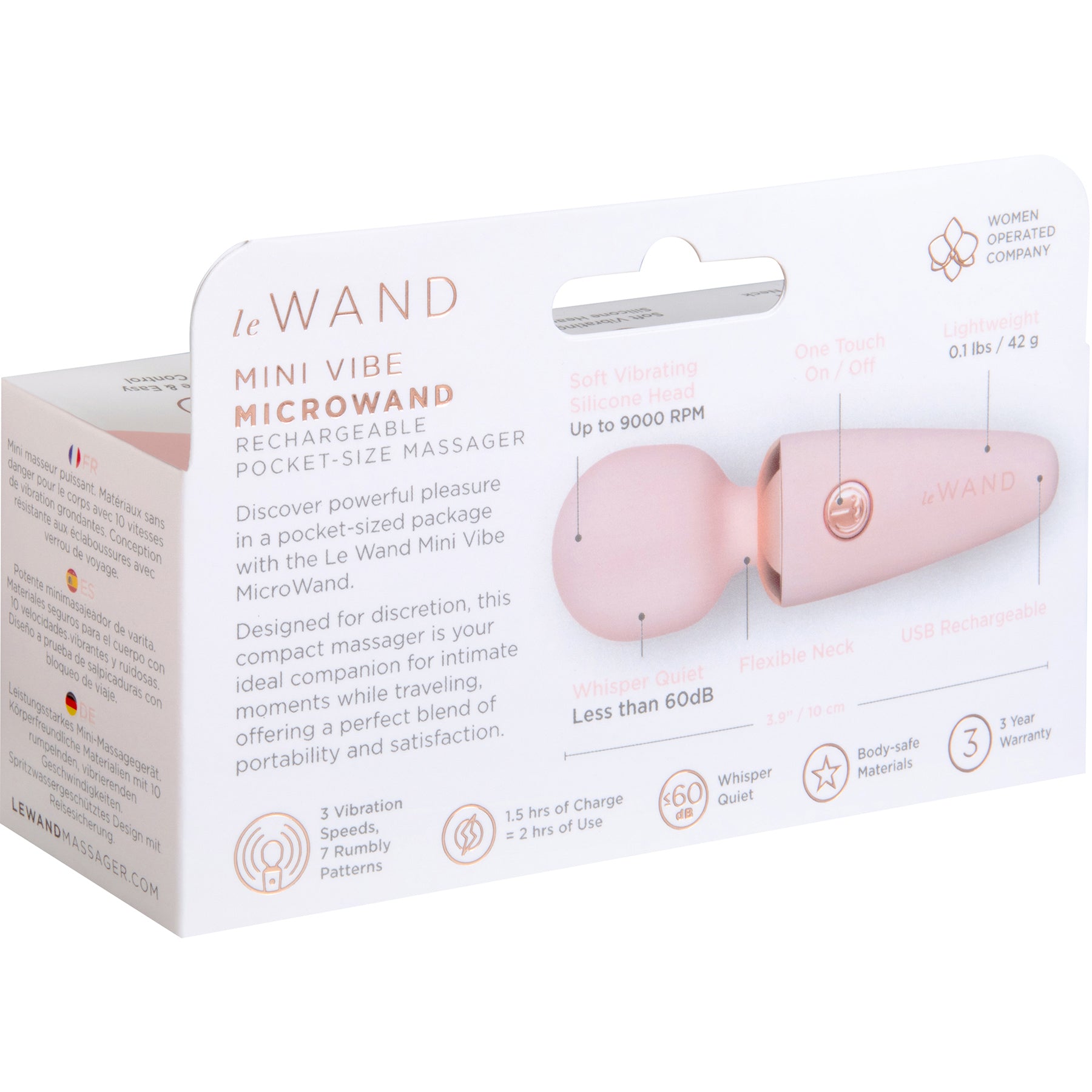 Le Wand Mini Micro Wand Rechargeable Pocket-Size Massager Le Wand Mini Micro Wand Rechargeable Pocket-Size Massager