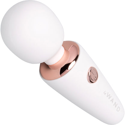 Le Wand Mini Micro Wand Rechargeable Pocket-Size Massager - White