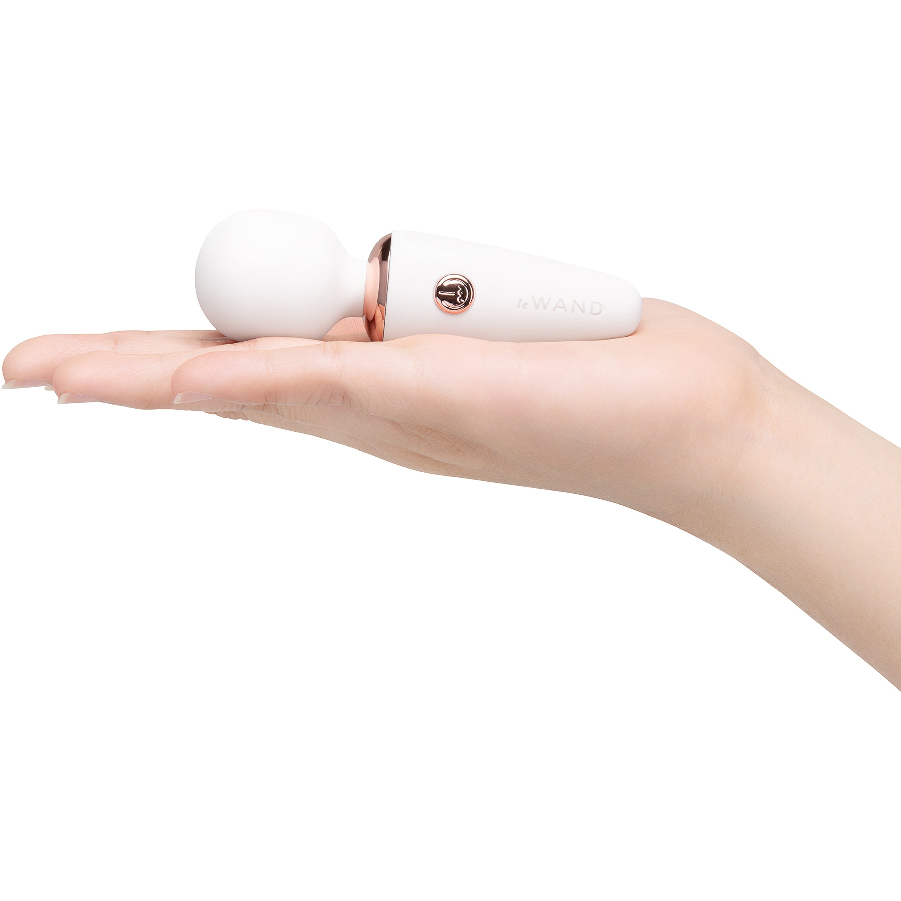 Le Wand Mini Micro Wand Rechargeable Pocket-Size Massager - White