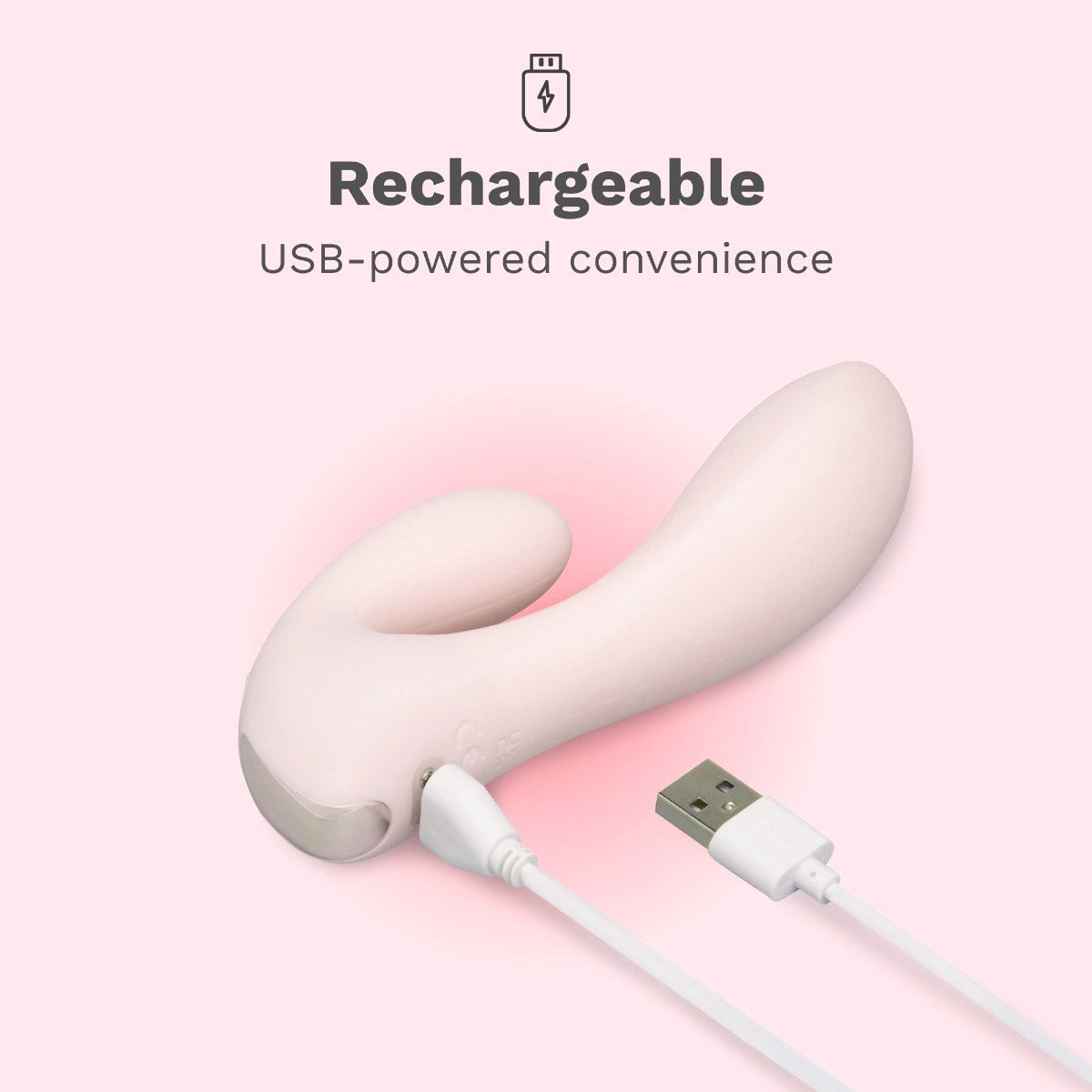 Le Wand Mini Vibe G-Double Rechargeable Clitoral & G-Spot Rabbit Vibrator