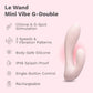 Le Wand Mini Vibe G-Double Rechargeable Clitoral & G-Spot Rabbit Vibrator