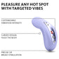 Fun Factory LAYA III Rechargeable Waterproof LAY-ON Vibrator - Soft Violet