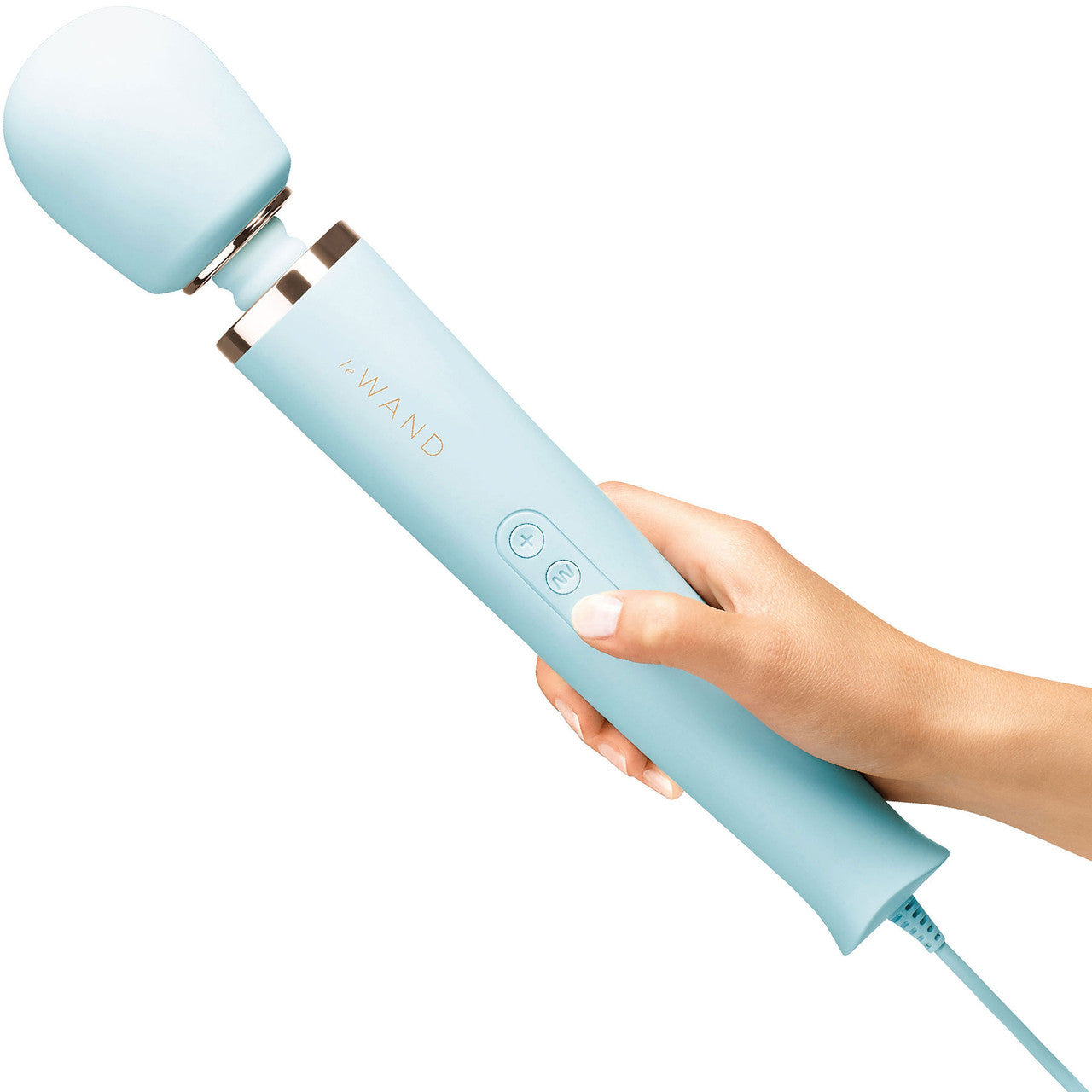 Le Wand Plug-In Vibrating Body Massager - Sky Blue