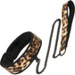 Vivid Bondage Leopard Print 13 Piece Soft Bondage Kit By Liebe Seele - Leash & Collar