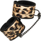Vivid Bondage Leopard Print 13 Piece Soft Bondage Kit By Liebe Seele - Wrist Cuffs