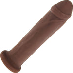 Leroy Dual Density Uncut Silicone Dildo by New York Toy Collective - Chocolate