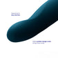 Limba Flex L 7.1" Silicone Bendable Dildo By Fun Factory - Velvet Blue