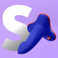 Limba Flex S 4.7" Silicone Bendable Dildo By Fun Factory - Electric Blue