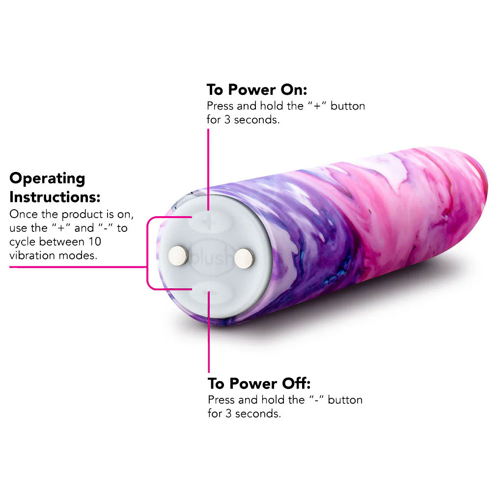 Limited Addiction Entangle Rechargeable Waterproof Power Vibe By Blush - Lilac