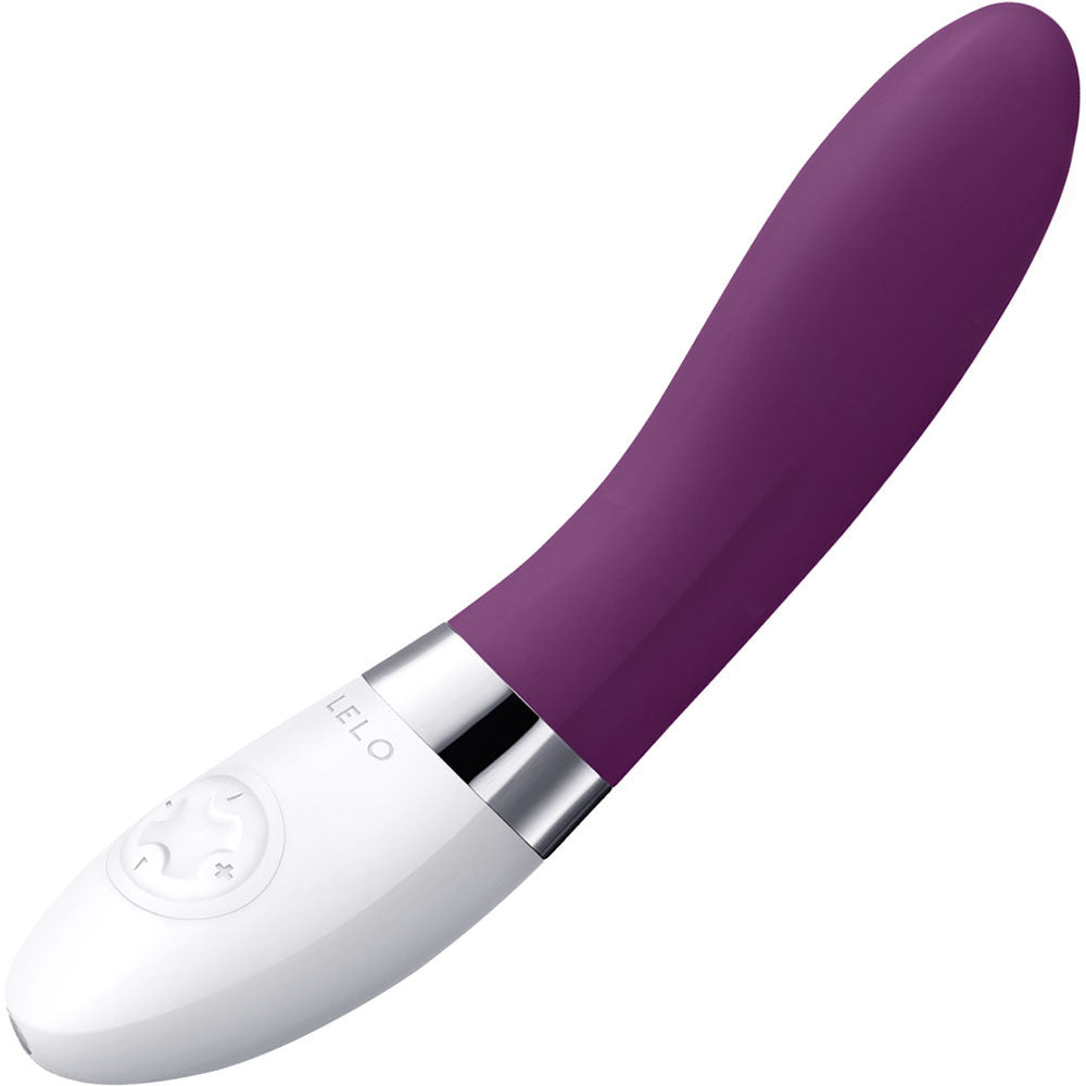 LELO LIV 2 Waterproof Rechargeable G-Spot Silicone Vibrator - Plum