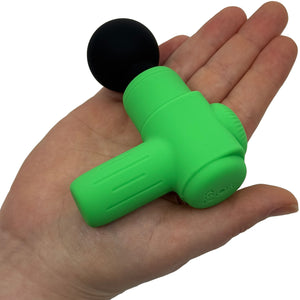 Loveline MicroBoost 10 Function Vibrating Silicone Mini Massager - In Hand
