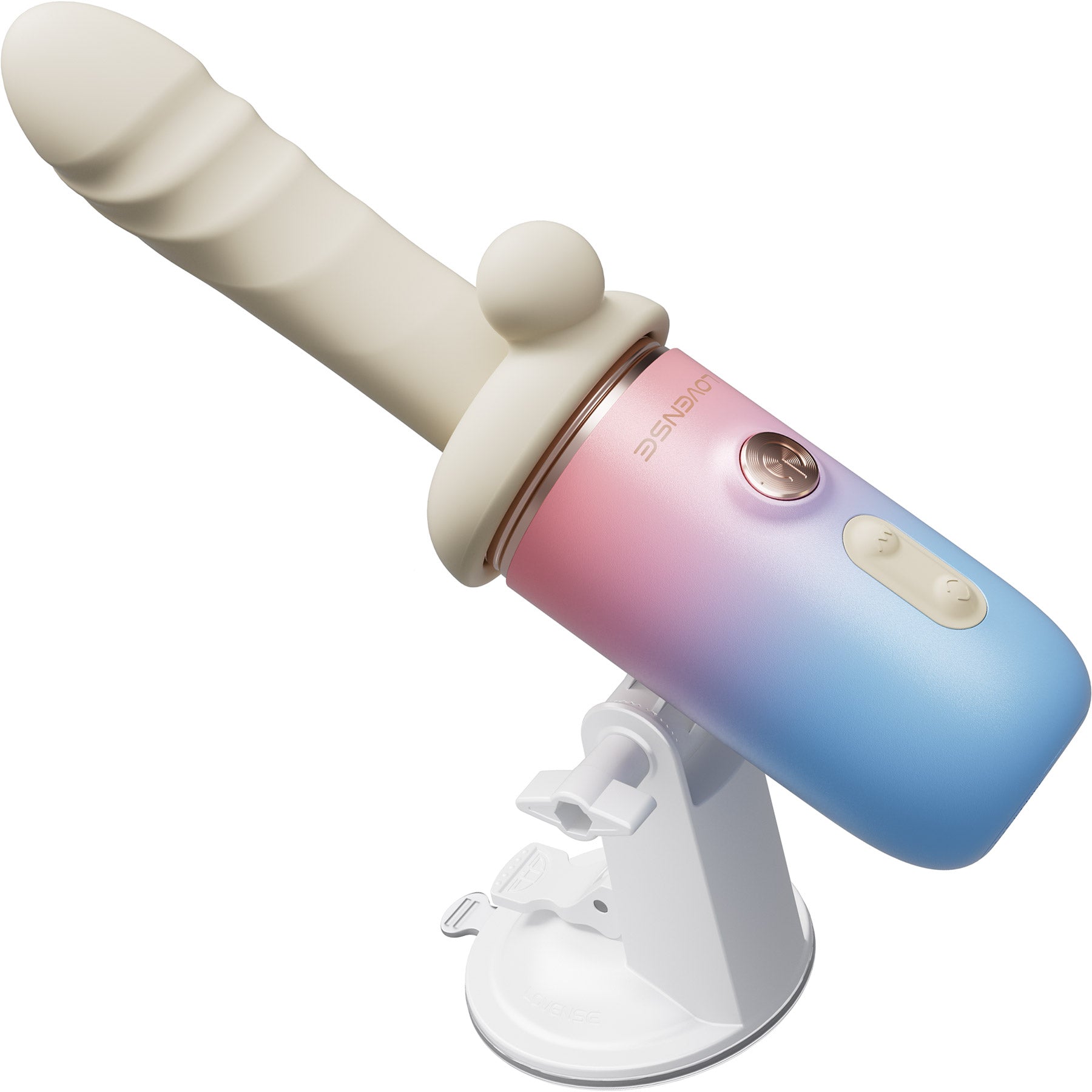 Lovense Spinel App-Controlled Thrusting Vibrating & Warming Multi-Attachment Dildo Machine