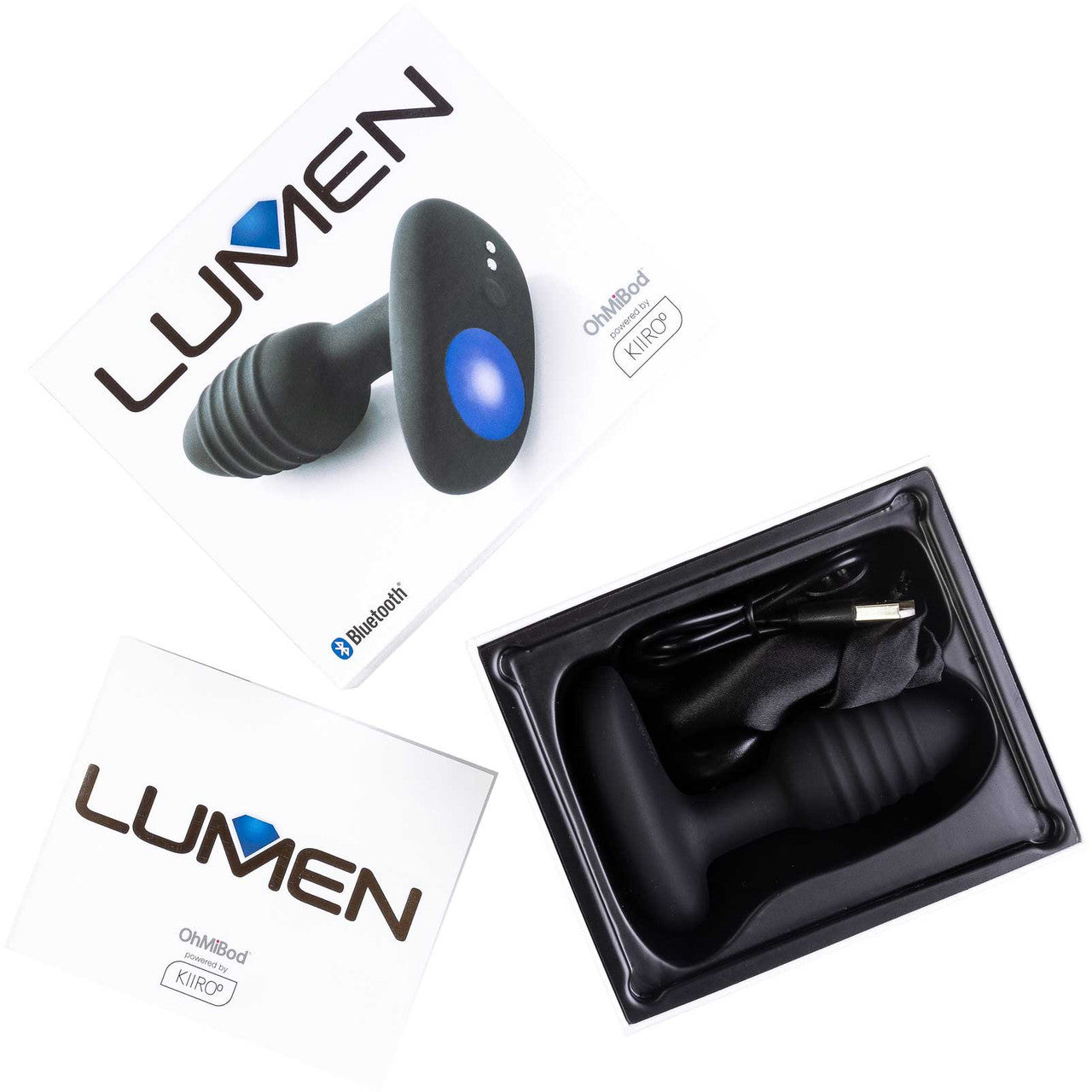 KIIROO OhMiBod Lumen Silicone Rechargeable App Enabled Butt Plug