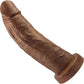 The Maximus Small Platinum 6.5" Silicone Ultrarealistic Dildo By Uberrime - Chocolate