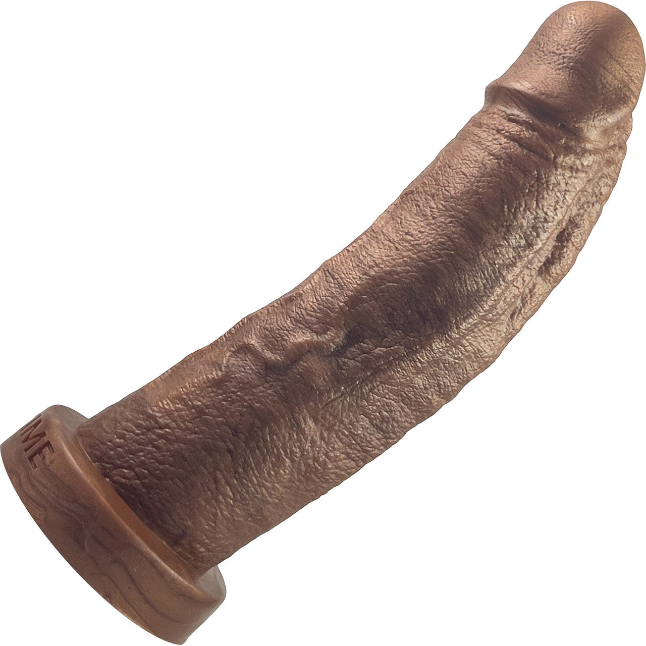 The Maximus Small Platinum 6.5" Silicone Ultrarealistic Dildo By Uberrime - Chocolate