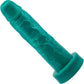 The Maximus Medium 8.25" Platinum Silicone Ultrarealistic Dildo By Uberrime - Seafoam Green