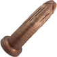 The Maximus Medium 8.25" Platinum Silicone Ultrarealistic Dildo By Uberrime - Chocolate