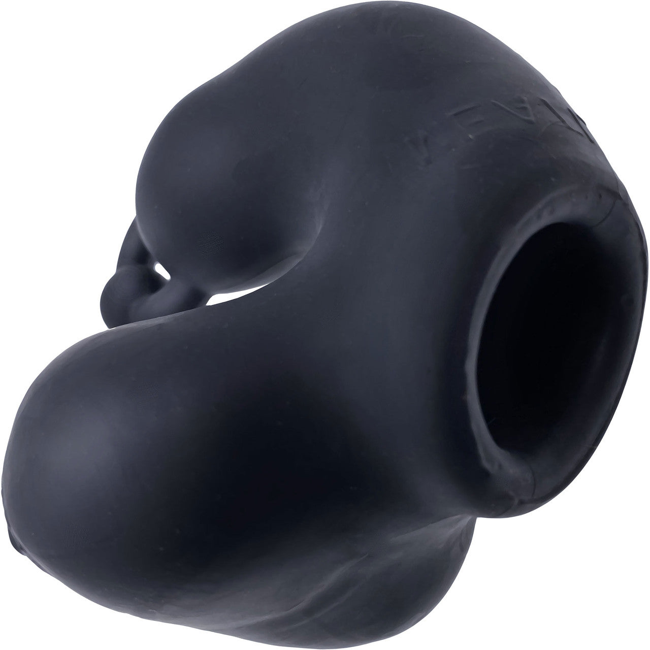 Oxballs Meatlocker Silicone Chastity Device - Black Ice