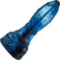 The Miksko Human-Alien Hybrid Monster 6.38" Silicone Dildo By Uberrime - Cosmos Blue