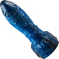 The Miksko Human-Alien Hybrid Monster 6.38" Silicone Dildo By Uberrime - Cosmos Blue