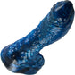 The Miksko Human-Alien Hybrid Monster 6.38" Silicone Dildo By Uberrime - Cosmos Blue