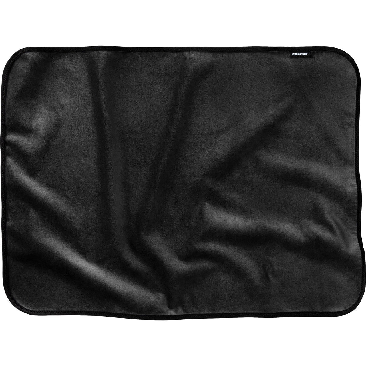 Fascinator Mini Throw Moisture-Proof Sensual Blanket - Microvelvet Black 36" x 26"