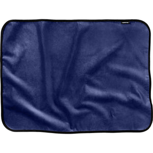 Fascinator Mini Throw Moisture-Proof Sensual Blanket - Microvelvet Royal Blue 36" x 26"