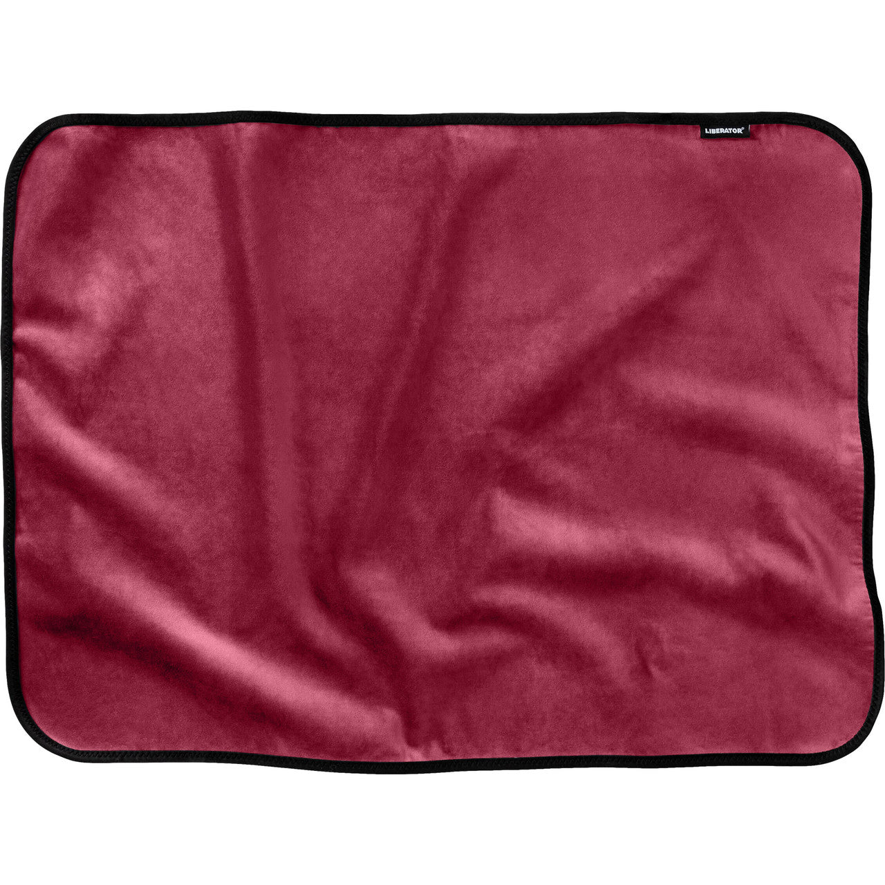 Fascinator Mini Throw Moisture-Proof Sensual Blanket - Microvelvet Merlot 36" x 26"