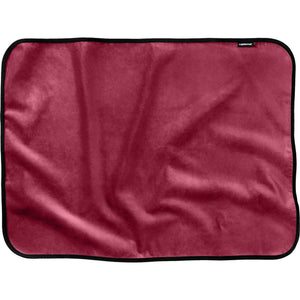 Fascinator Mini Throw Moisture-Proof Sensual Blanket - Microvelvet Merlot 36" x 26"