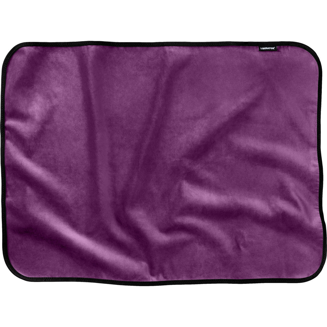 Fascinator Mini Throw Moisture-Proof Sensual Blanket - Microvelvet Plum 36" x 26"