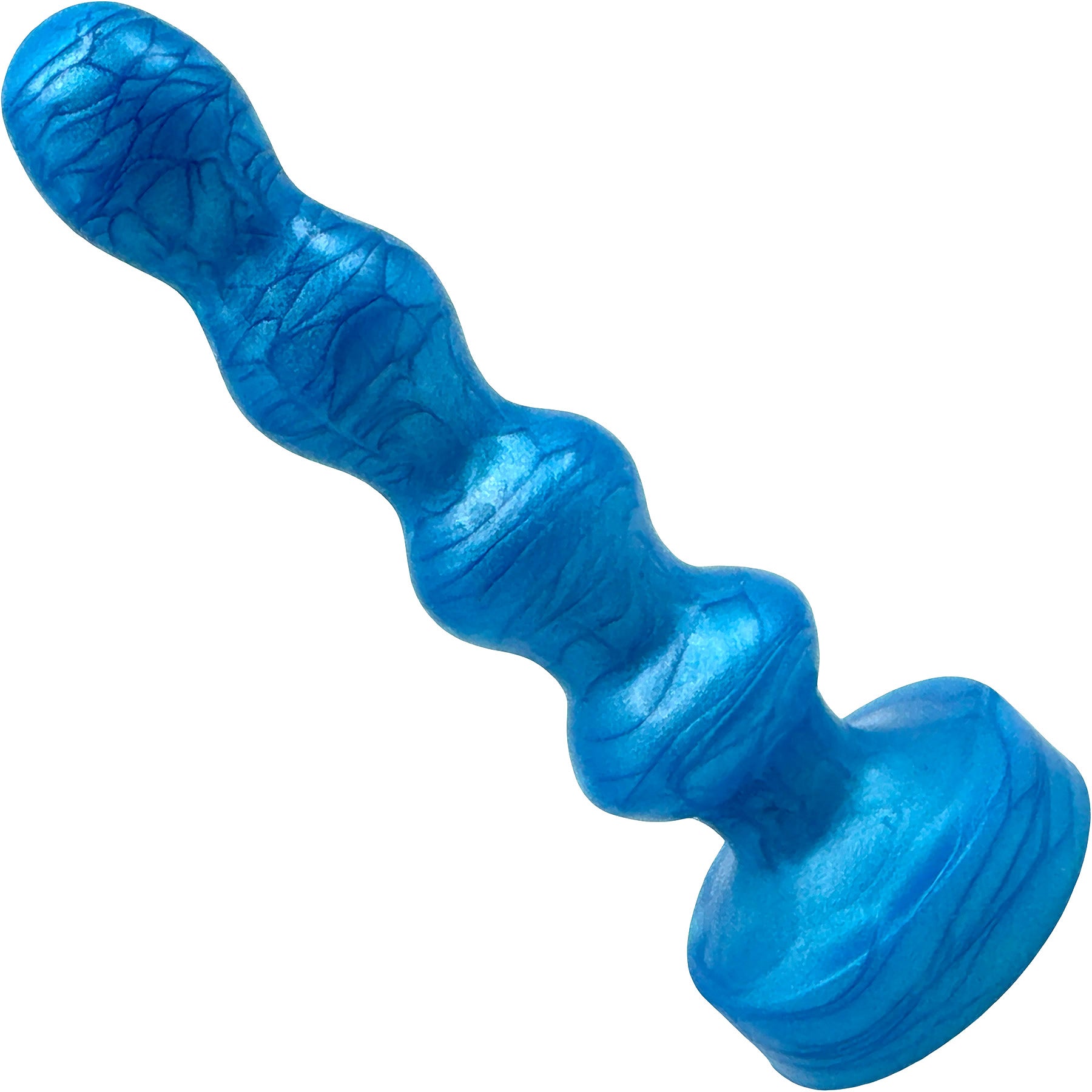 The Minima Set Of 5 Finger-Sized Small Silicone Dildos By Uberrime - Blue