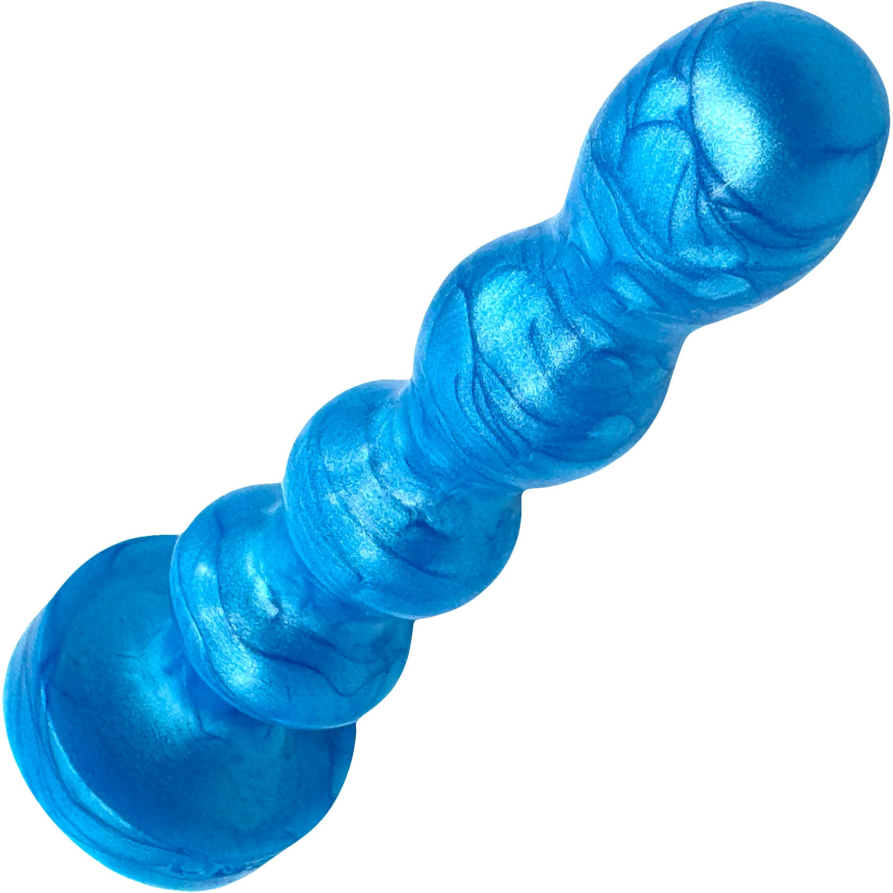 The Minima Set Of 5 Finger-Sized Small Silicone Dildos By Uberrime - Blue