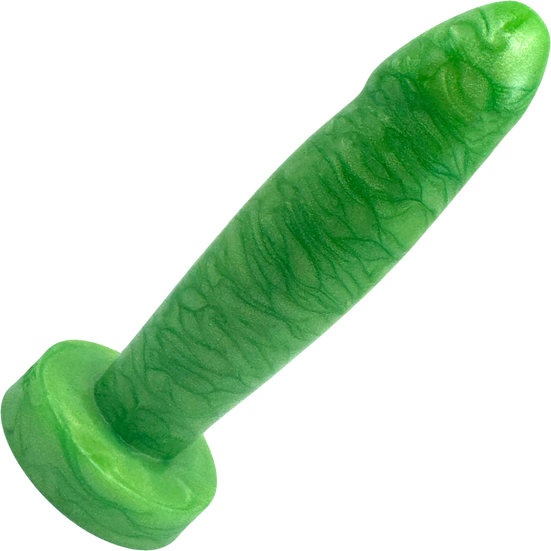 The Minima Set Of 5 Finger-Sized Small Silicone Dildos By Uberrime - Green