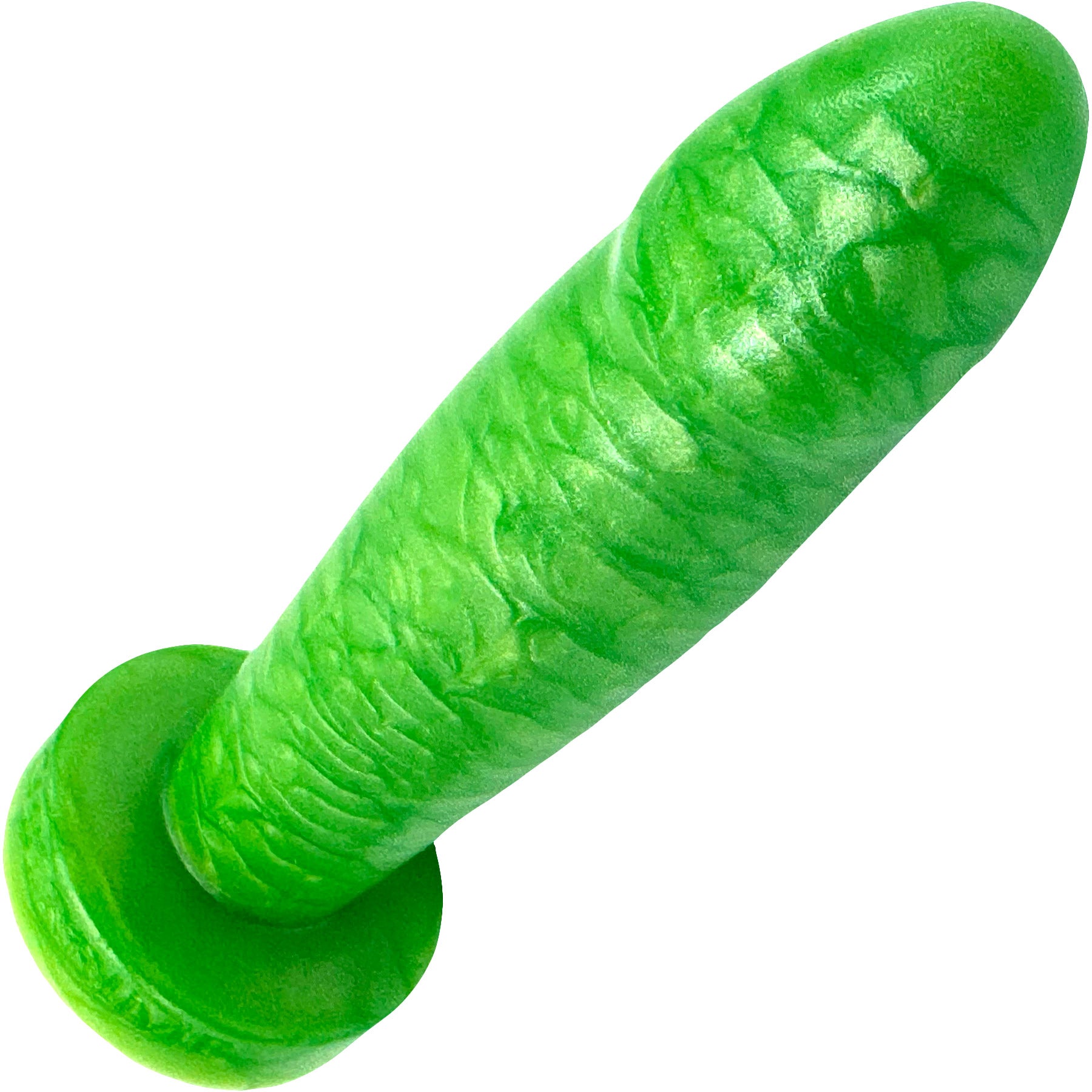The Minima Set Of 5 Finger-Sized Small Silicone Dildos By Uberrime - Green