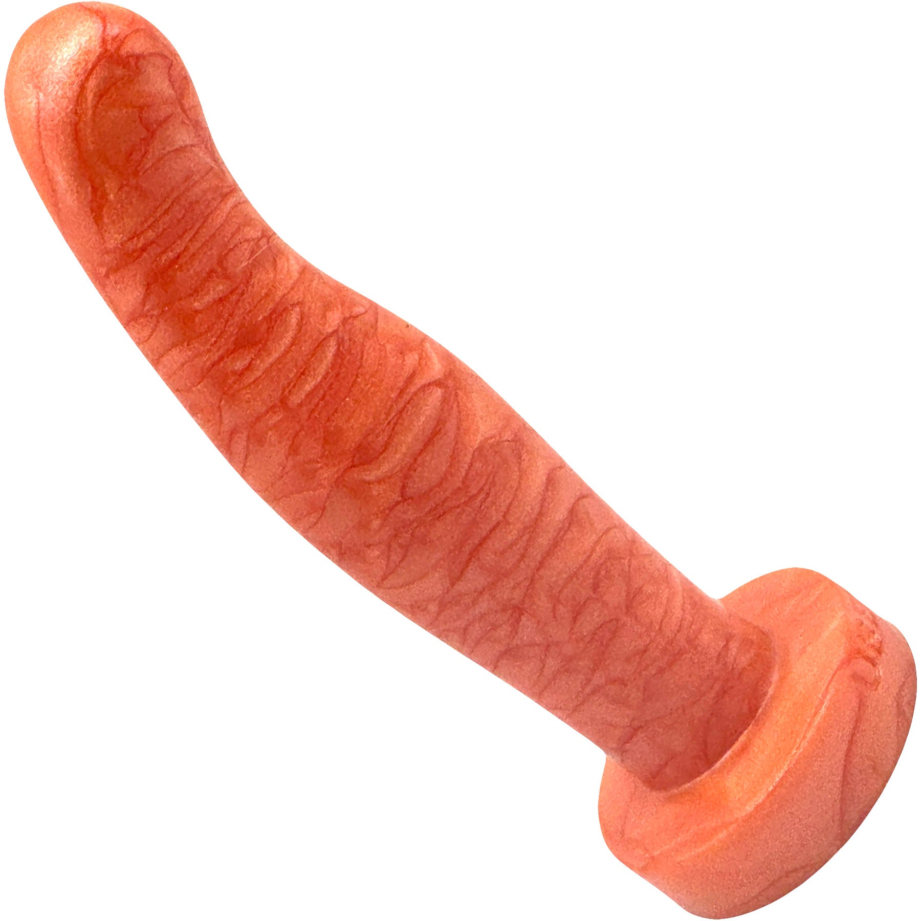 The Minima Set Of 5 Finger-Sized Small Silicone Dildos By Uberrime - Orange
